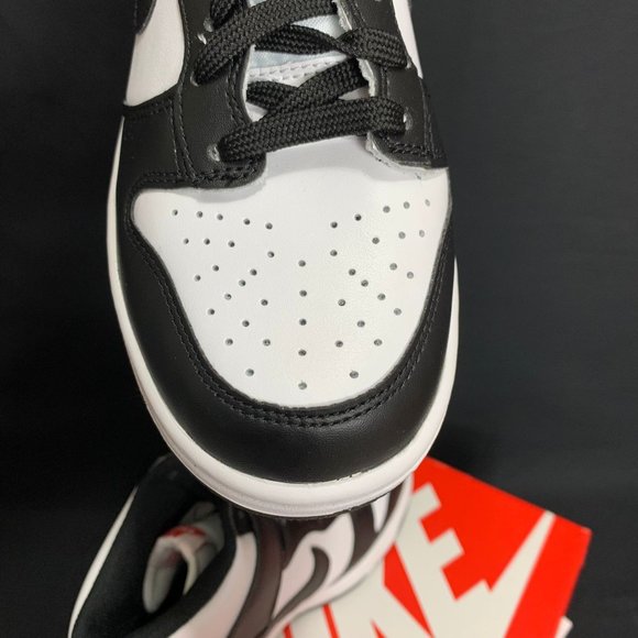 Nike Dunk High GS Black/White University Red Size 7Y - Picture 5 of 6